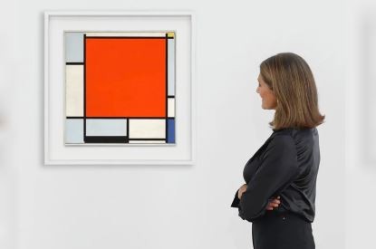Un cuadro de Mondrian fue subastado por más de 47 millones de dólares en Nueva York