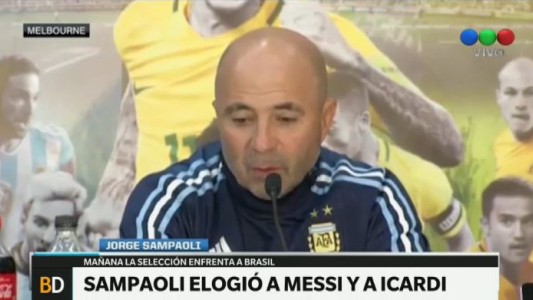 Cuenta regresiva en Melbourne: Sampaoli elogió a Messi y a Icardi