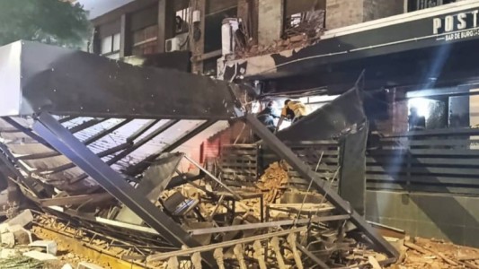 Se derrumbó el techo de un bar en Córdoba: murió un hombre y hay 7 heridos