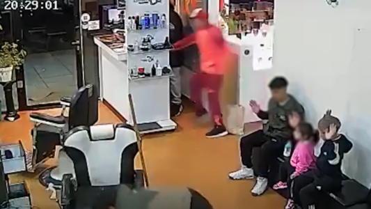 Video: robo y nenes aterrorizados