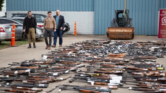 Destruyeron más de 1.000 armas que estaban abandonadas en comisarías de Rosario