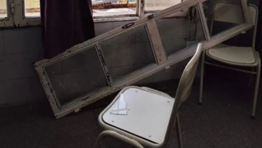 Grave incidente en una escuela de La Plata: una auxiliar herida por la caída de una ventana