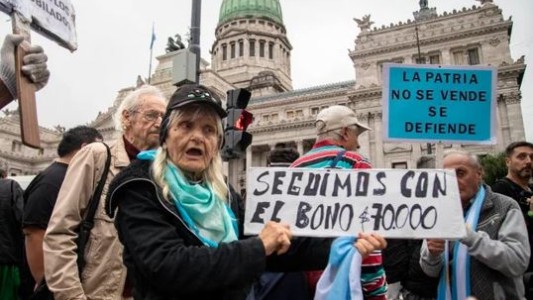 Nueva marcha de los jubilados este miércoles en las inmediaciones del Congreso