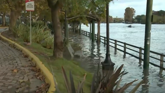 Alerta por la crecida en la zona ribereña