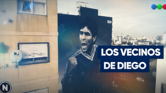 Los vecinos de Diego: el barrio que convive con un Maradona gigante