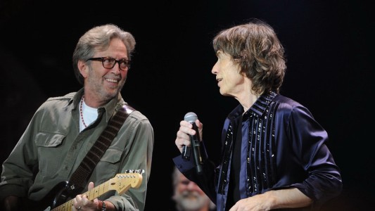 Eric Clapton grabó con los Rolling Stones como músico invitado