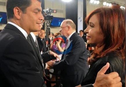 Evo Morales y Rafael Correa se solidarizaron con Cristina Kirchner