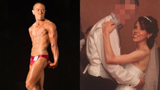 Video: pasó de ser una novia enamorada a un fisicoculturista