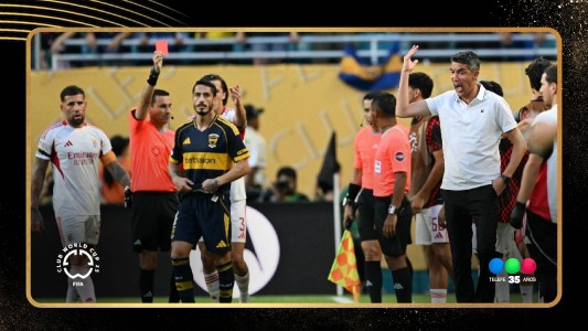 Figal pidió disculpas por la expulsión ante Benfica