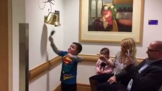 Video pura ternura: el festejo del nene de 6 años que se enteró que se curó de cáncer