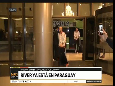 River ya está en Paraguay para el partido del martes por la Libertadores