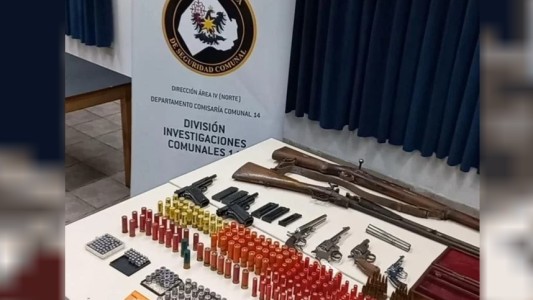 Tenía un poderoso arsenal en su casa de Palermo y fue detenido