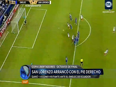 Noche de copas: triunfo de San Lorenzo, empate de Lanús y derrota de Arsenal