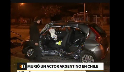 Chile: actor argentino intentó escapar de ladrones, chocó contra un árbol y murió