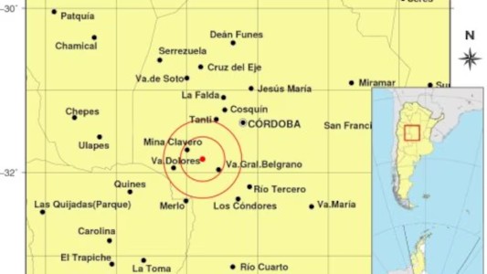 Un sismo de 2,5 de magnitud se sintió en varias localidades del interior de Córdoba