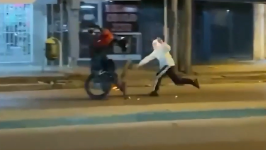 Imprudencia: quiso hacer willy y casi se mata