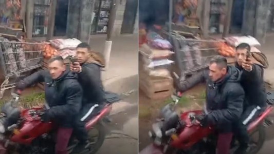 González Catán: le tiró el colectivo a dos motochorros para impedir un robo