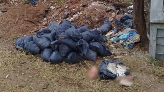Horror en Córdoba: hallaron restos humanos dentro de una bolsa en un descampado