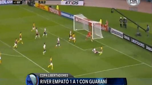 River empató 1 a 1 con Guaraní y Lanús le ganó 1 a 0 a The Strongest