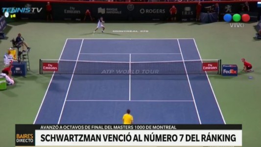 Gran triunfo de Schwartzman en Montreal