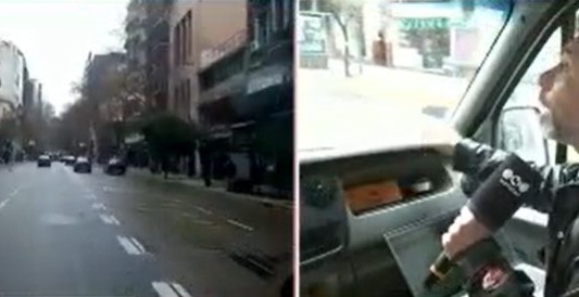 Un rayo cayó sobre un edificio: hubo un gran operativo