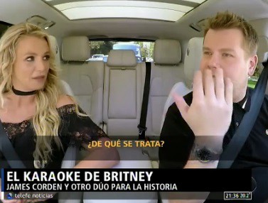 El karaoke de Britney
