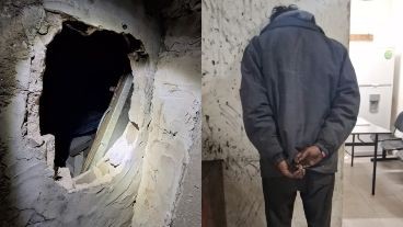 Sorprendido dentro de un supermercado tras ingresar por un boquete en Rosario