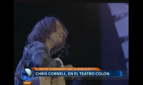 Chris Cornell, en el teatro Colón