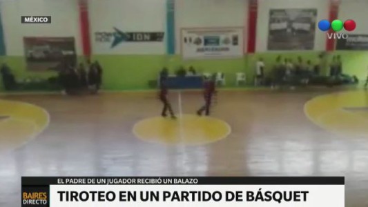 Pánico por un tiroteo en un partido de básquet juvenil en México
