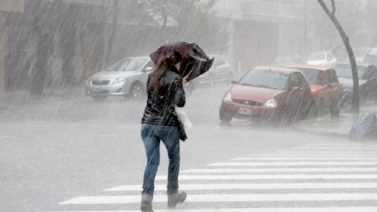 Alerta naranja por lluvias fuertes en el Área Metropolitana de Buenos Aires
