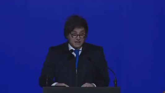 Javier Milei: "Tenemos un Congreso secuestrado por el kirchnerismo"