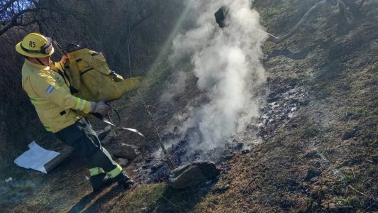 Insólito: detuvieron a un bombero por prender fuego en un campo de Córdoba