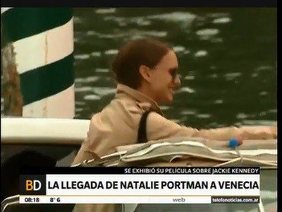 Natalie Portman presenta "Jackie" en Venecia