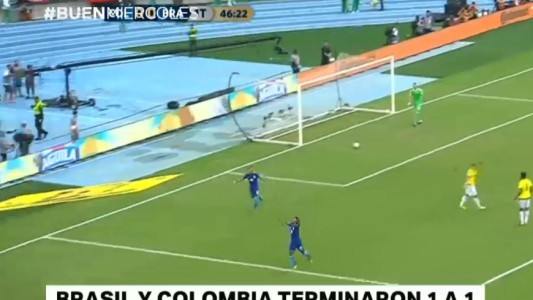 Colombia-Brasil: un empate que conformó a los dos