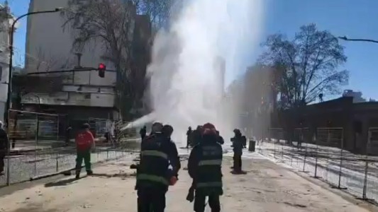 Operativo en Palermo por un escape de gas frente al Sanatorio Los Arcos