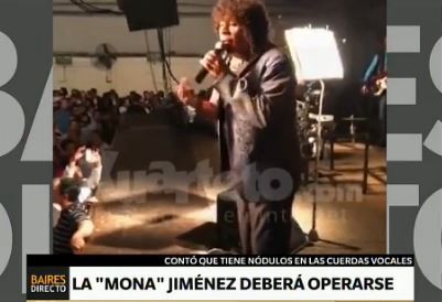 La "Mona" Jiménez deberá operarse