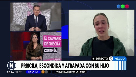 El calvario de Priscila: escapó de la violencia de su marido, pero tuvo que esconderse con su hijo