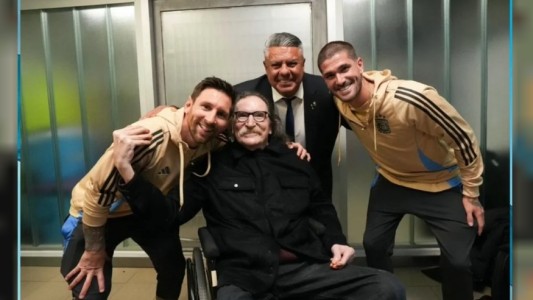El encuentro entre Charly García, Leo Messi, Rodrigo de Paul y "Chiqui" Tapia
