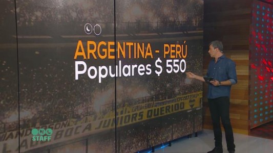 Los precios para ver a la Selección en la Bombonera