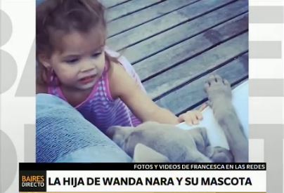 La nueva mascota de Wanda Nara