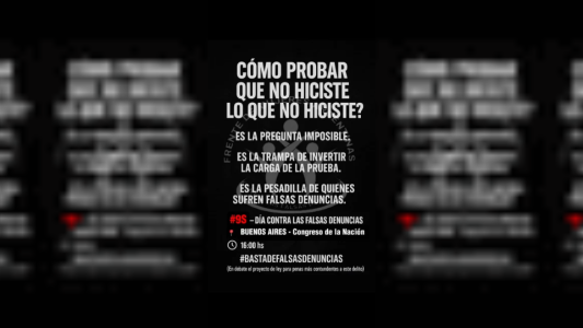 Marchas por el Día contra las Falsas Denuncias