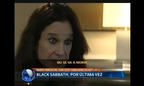 Adelanto: Ozzy Osbourne, a solas con Mario Pergolini