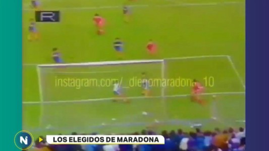 Diego Maradona eligió sus mejores goles