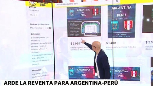 Escándalo por la reventa de entradas para Argentina-Perú