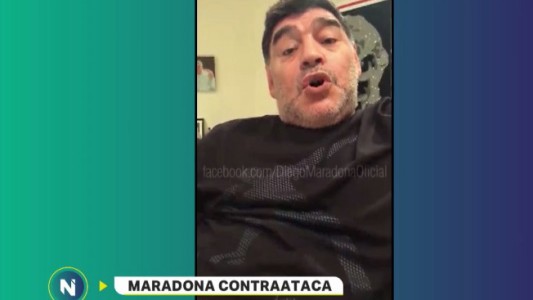 Maradona contraataca: defendió a su abogado y apuntó contra sus hijas