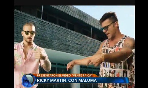Ricky Martin, con Maluma