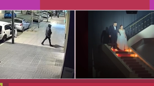 Mientras se estaban casando, les robaron en la casa