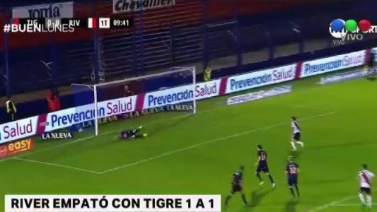 River empató con Tigre y se alejó de la cima