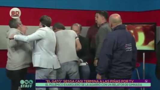 Gastón Sessa se peleó en vivo con el relator de Gimnasia