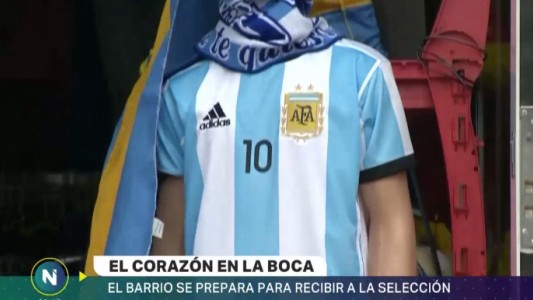 La Boca: el barrio que se prepara para recibir a la Selección